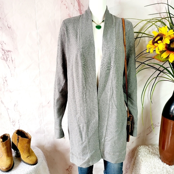 Cyrus Grey Soft Knit Cardigan - Picture 2 of 7